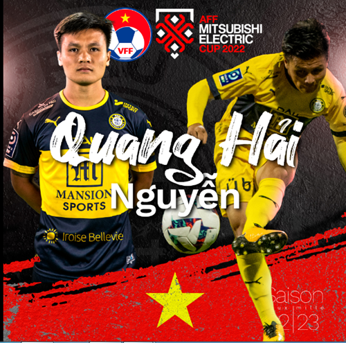 Quang Hải chính thức dự AFF Cup 2022